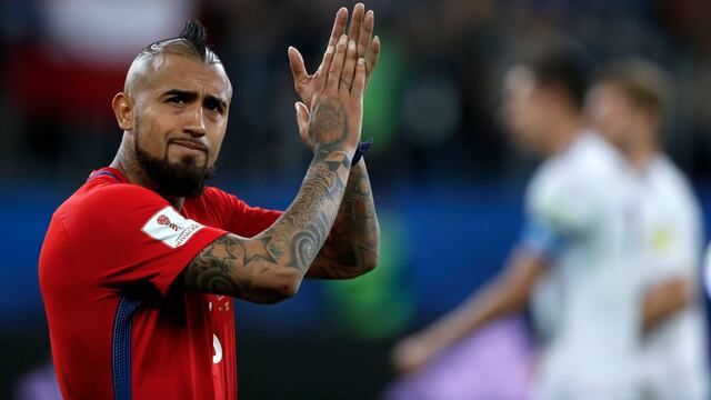 Arturo Vidal en Copa Confederaciones.