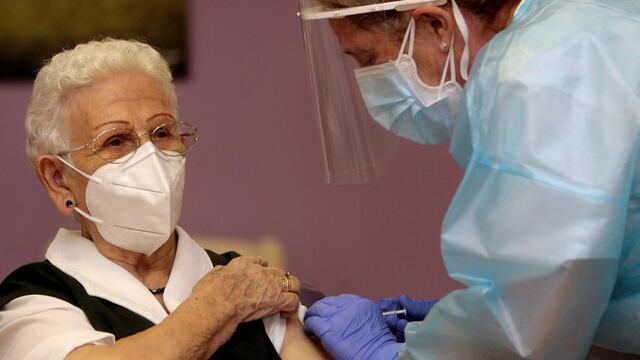 Vacunación en España.