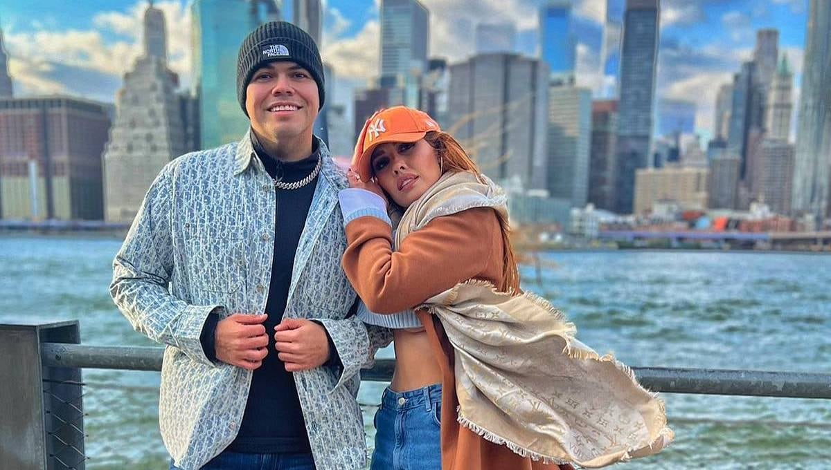 Ernesto Barajas con su esposa