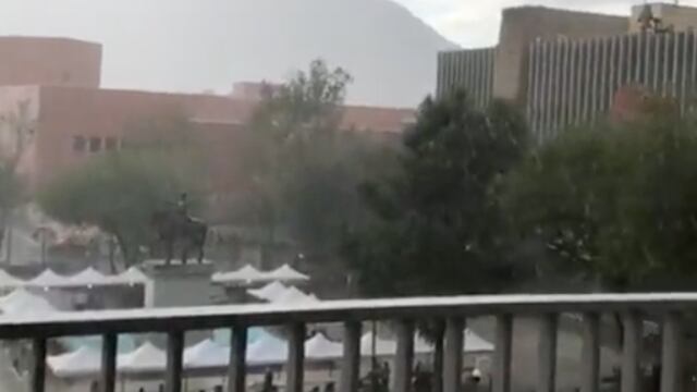Lluvia en Monterrey