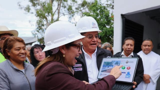 Azucena Cisneros recupera Pozo Suterm y lleva agua por la red a más de 77 mil habitantes.