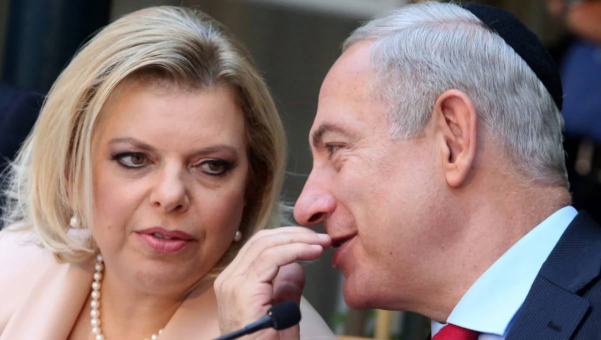 Benjamín Netanyahu y su esposa Sara Ben-Artzi