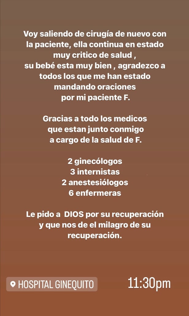 Ginecólogo de Yazmín Ortega revela sus últimos momentos en urgencias