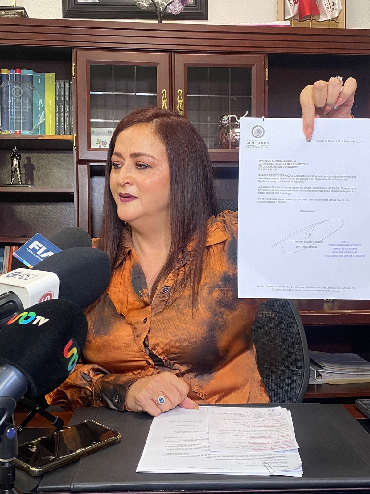 Susana Prieto renunció a bancada de Morena el 29 de febrero