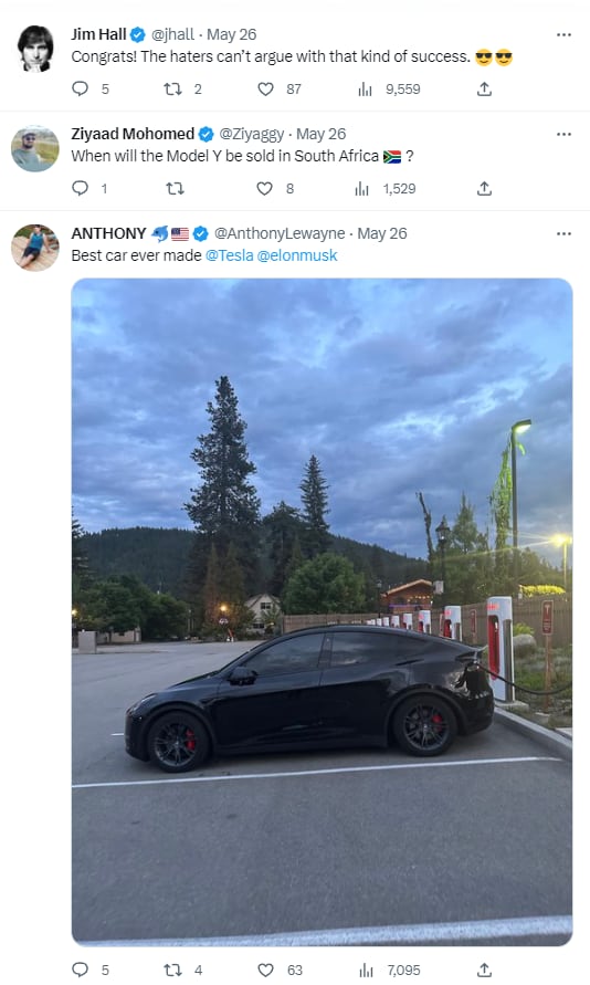 Reacciones a que Tesla tiene el auto más vendido de todo el mundo en 2023