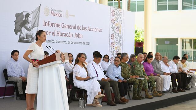 Gobierno de Claudia Sheinbaum informa sobre acciones de atención a emergencia en Acapulco y Oaxaca
