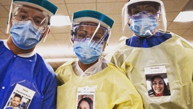 Quieren que los pacientes vean algo más que sus máscaras.