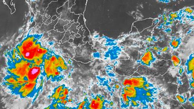 El huracán se encuentra aproximadamente a 320 kilómetros al sur-suroeste de Manzanillo, Colima. Foto/SMN