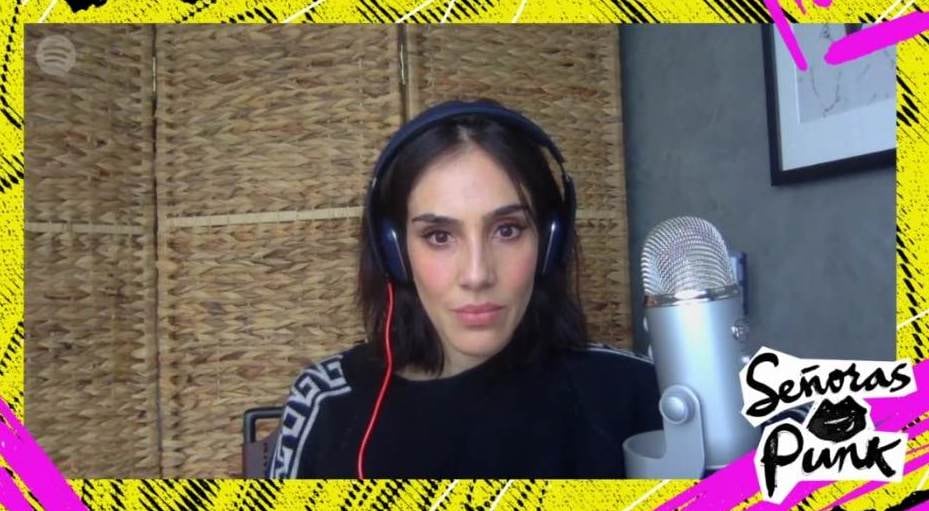 Sandra Echeverría en el podcast Señoras Punk.