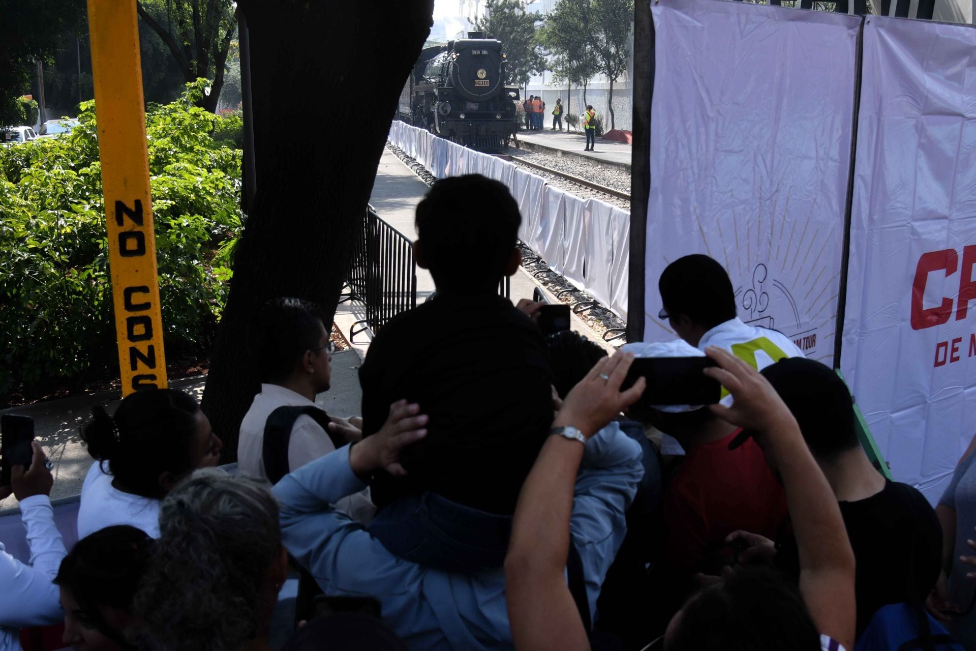 Miles de personas observaron a "La emperatriz"