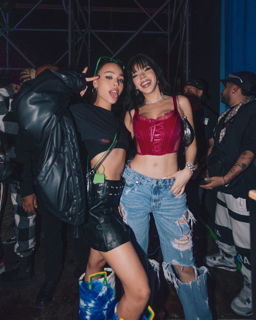 Danna Paola y Kenia Os sepultan los rumores de su supuesta rivalidad