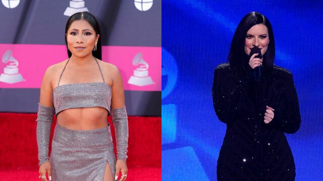 Laura Pausini y Yalitza Aparicio.