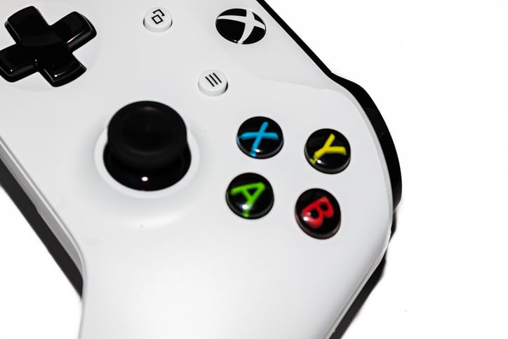 Control blanco de Xbox