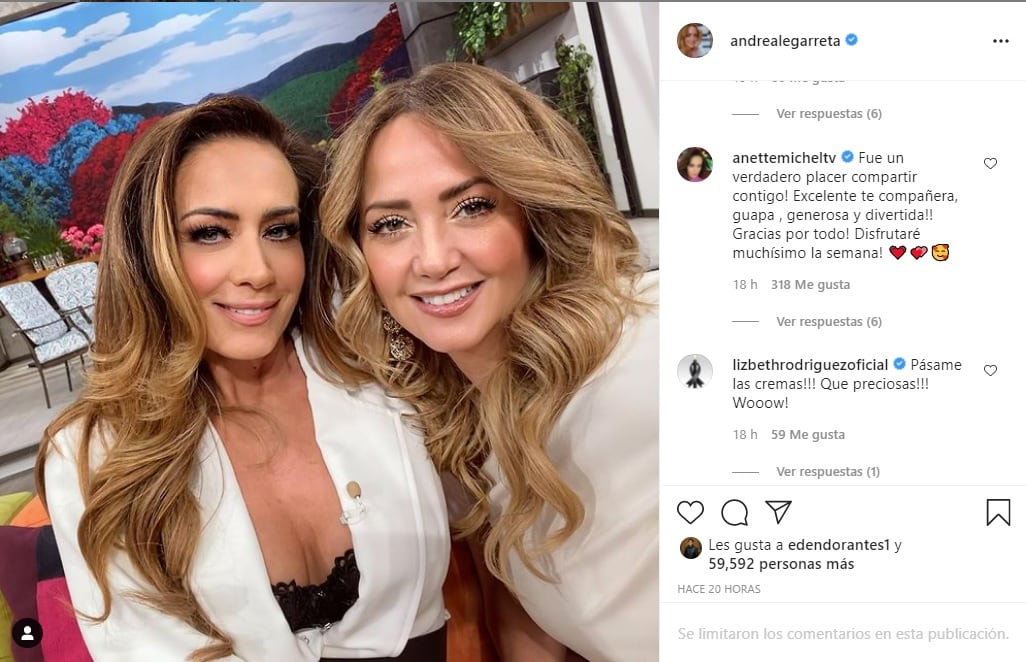 Andrea Legarreta confirma que Anette Michel se queda en Hoy por una semana