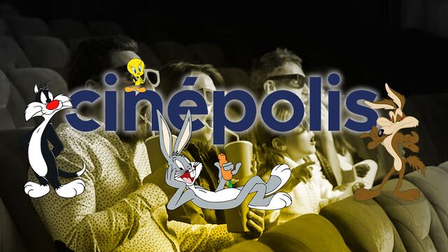 Figuras de Looney Tunes en Cinépolis