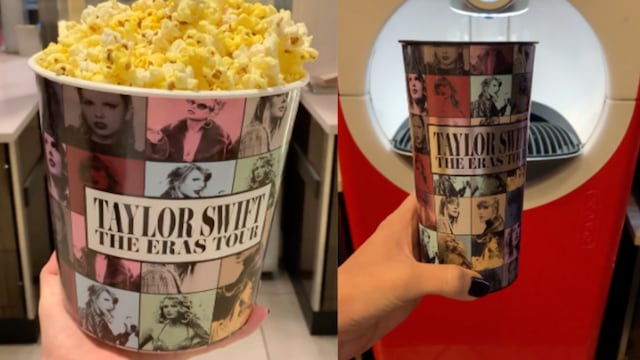 Palomera y vaso de Taylor Swift