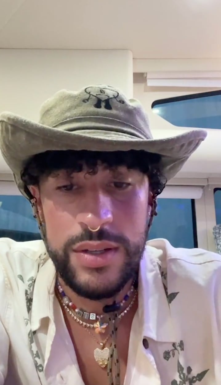 Live Bad Bunny en Instagram