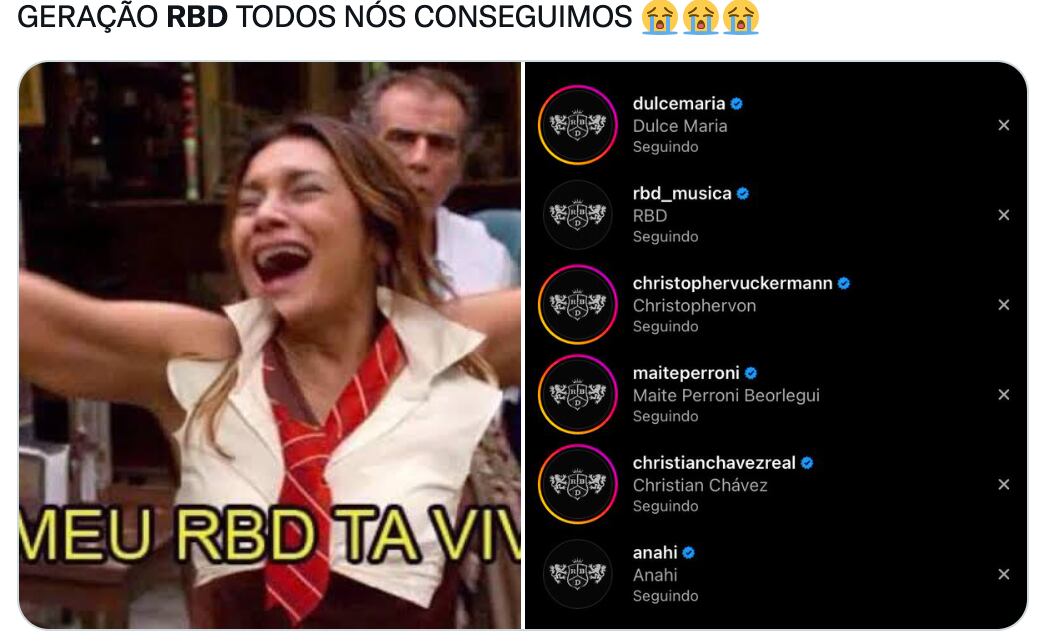 Los memes de la gira de RBD 2023 inundan las redes