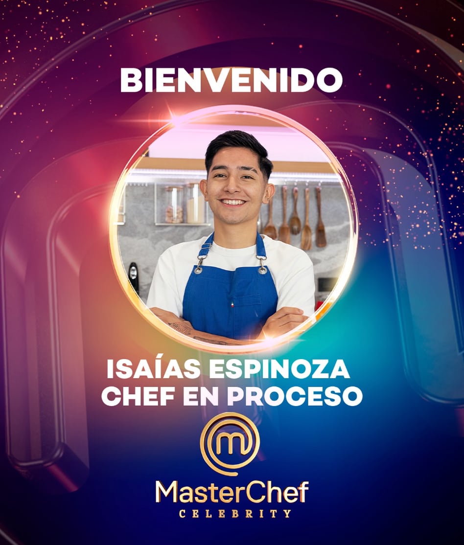 Isaías Espinoza, participante de MasterChef Celebrity 2025