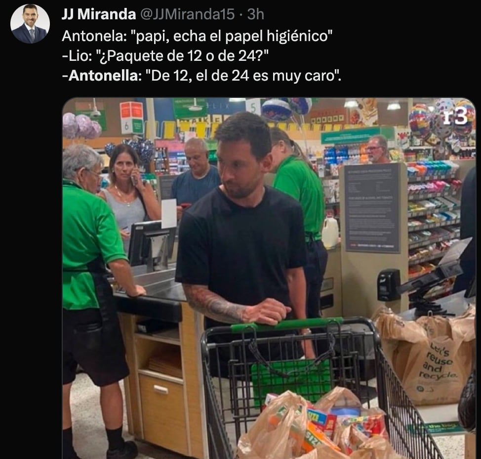 memes messi y antonela