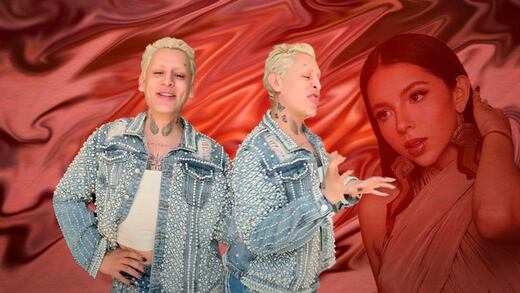 ¿Kunno traicionó a Ángela Aguilar? Se aventó el trend de “Qué gatos son” de Belinda