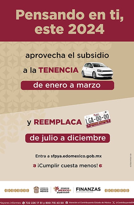 Reemplacamiento Edomex 2024