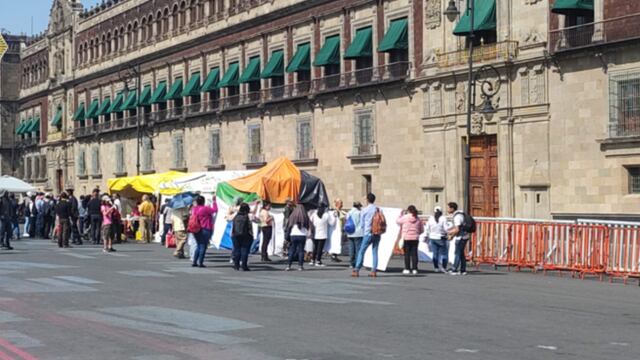 Protesta de madres de desaparecidas Palacio Nacional