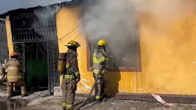 Incendio en el domicilio de Lidia. Escobedo, Nuevo León
