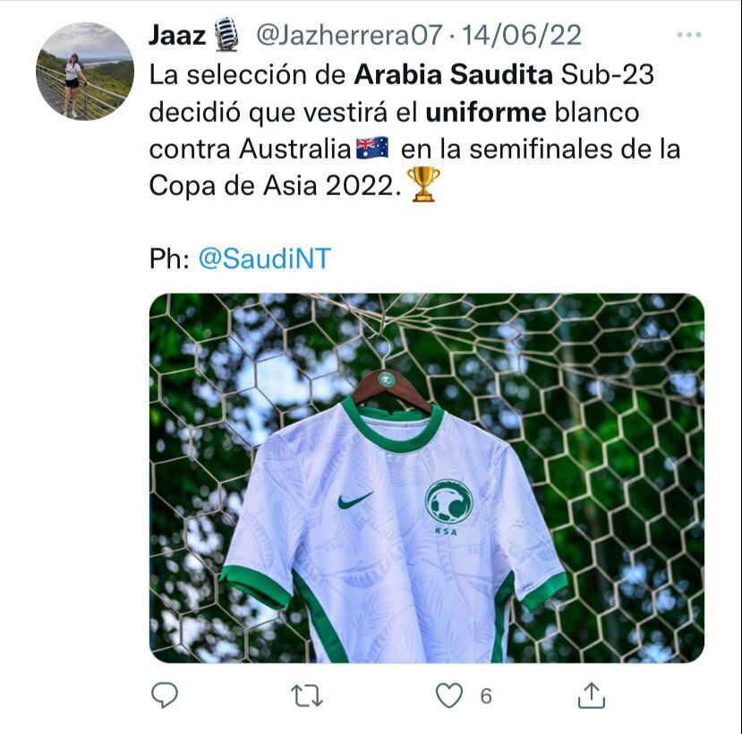 Selección de Arabia Saudita.