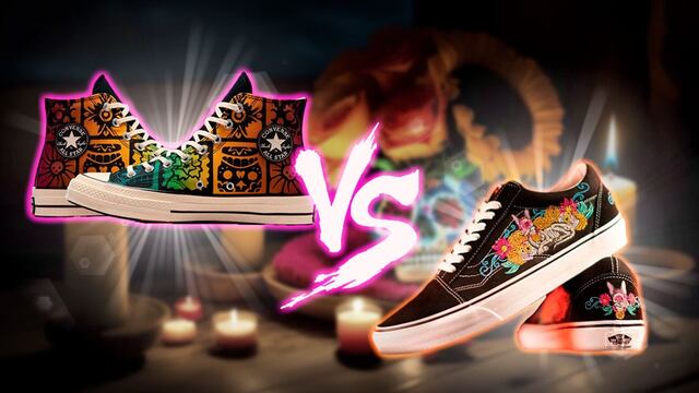 Converse Día de Muertos 2023 vs Vans Día de Muertos 2023