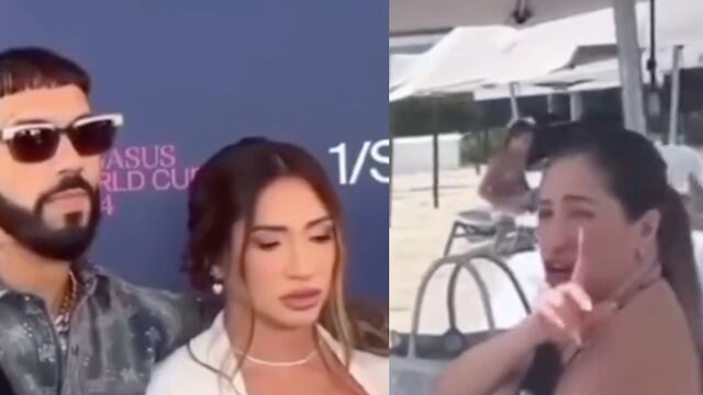 Novia de Anuel AA niega foto a fan