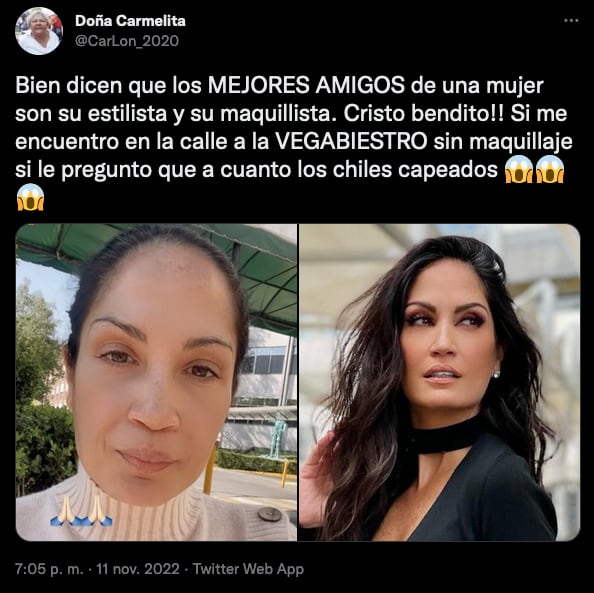 Doña Carmelita critica a Joanna Vega-Biestro.