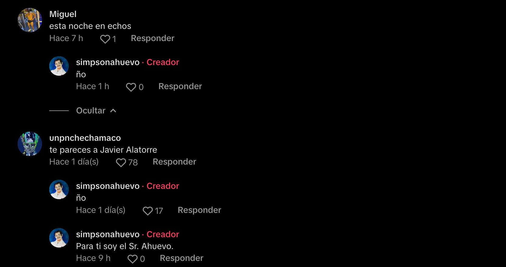 Simpson Ahuevo reacciona tras comparaciones con Javier Alatorre