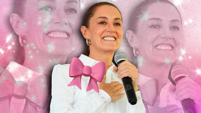 Claudia Sheinbaum en modo coquette