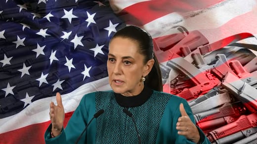 Sheinbaum exige más acciones de Estados Unidos contra el tráfico de armas