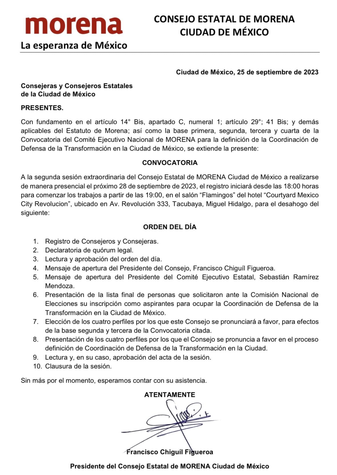 Morena decidirá a sus 4 participantes para jefatura de gobierno