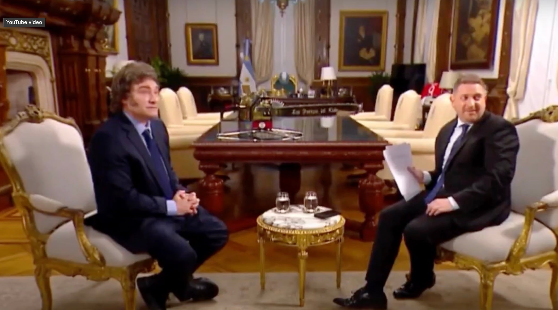 Jonatan Viale es censurado en entrevista con Javier Milei