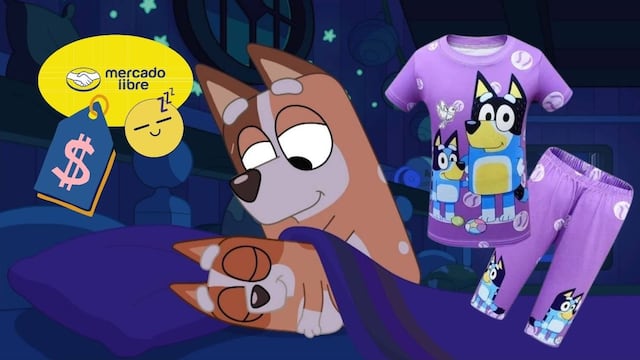 Pijamas de Bluey en Mercado Libre: 12 modelos para disfrutar la hora de dormir