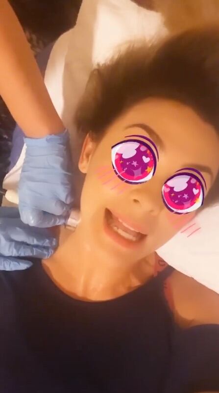 Aracely Arámbula en el spa