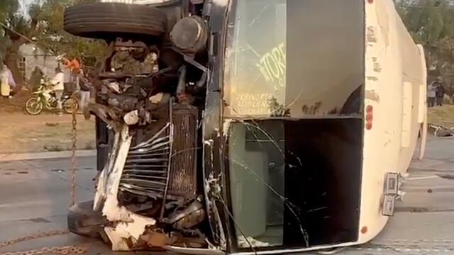 Accidente en autopista México-Querétaro