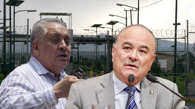 Guadalupe Acosta Naranjo visita a Ernesto Ruffo Appel en el Penal del Altiplano