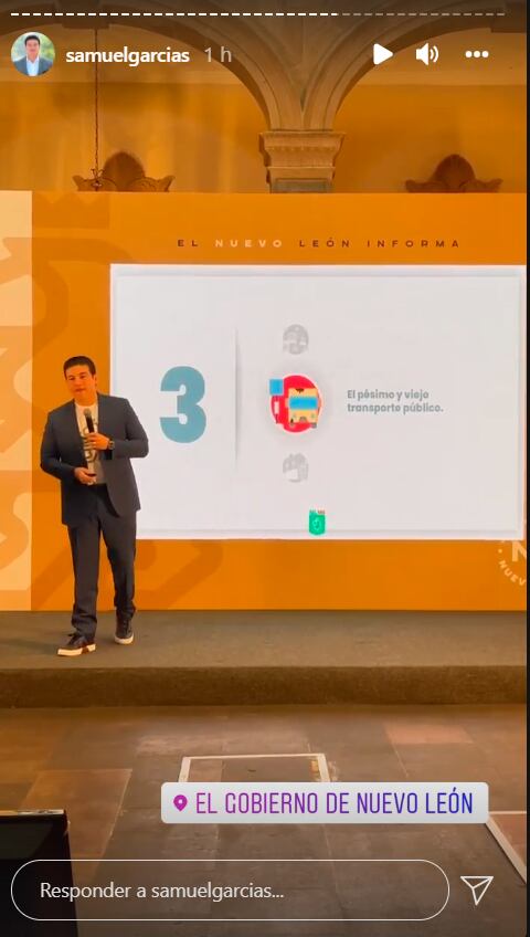 Samuel García presenta su propuesta para mejorar la calidad del aire en Nuevo León/@samuelgarcias