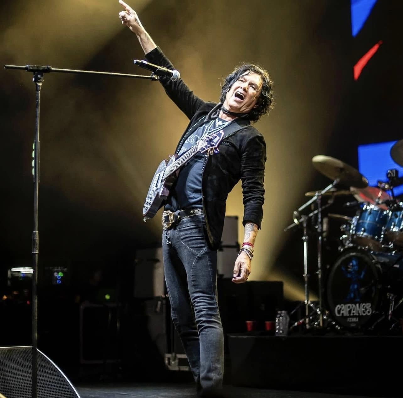 Saúl Hernández, vocalista de Caifanes y Jaguares.
