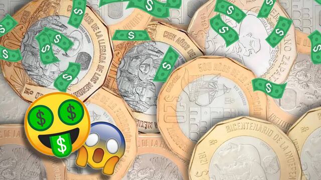 Monedas de 20 pesos se vende en 4  millones de pesos