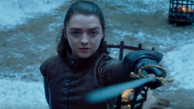 Maisie Williams como Arya Stark