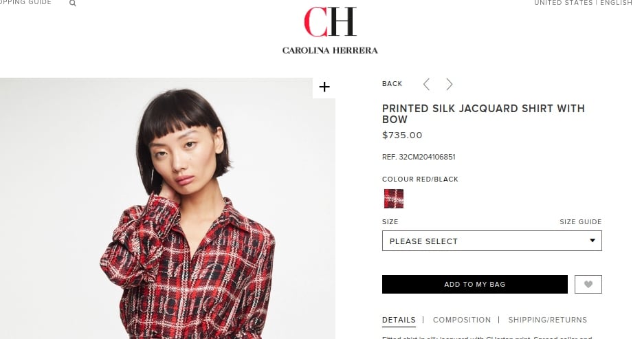 Precio del conjunto de Stephanie Salas