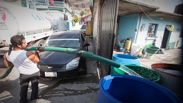 Son miles de familias las afectadas por la escasez del vital líquido.
