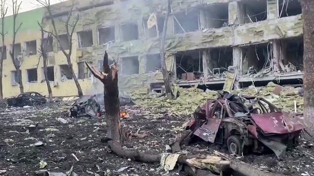 Ataque a hospital pediátrico en Mariupol, Ucrania