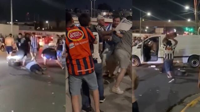 Violencia a las afueras del estadio de Monterrey