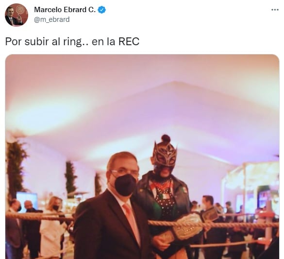 Tuit Marcelo Ebrard